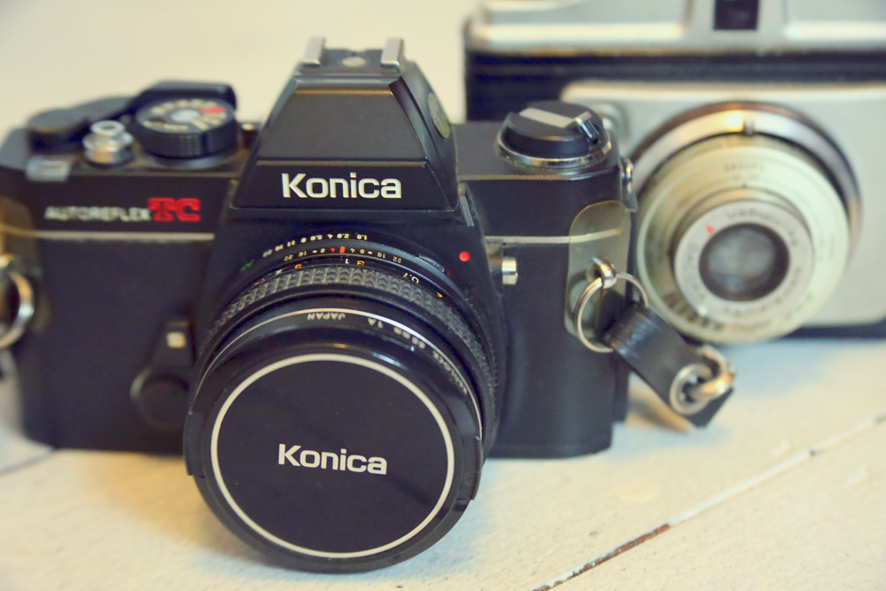 Konica camera ilford camera Photography at auction digest