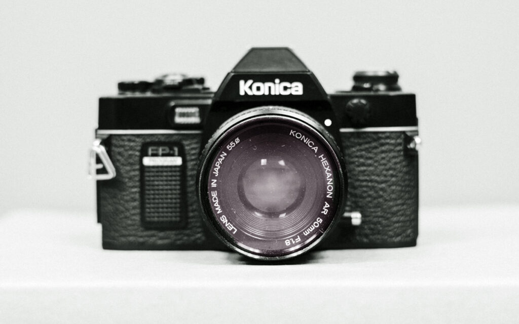 Konica camera by Hermes Rivera